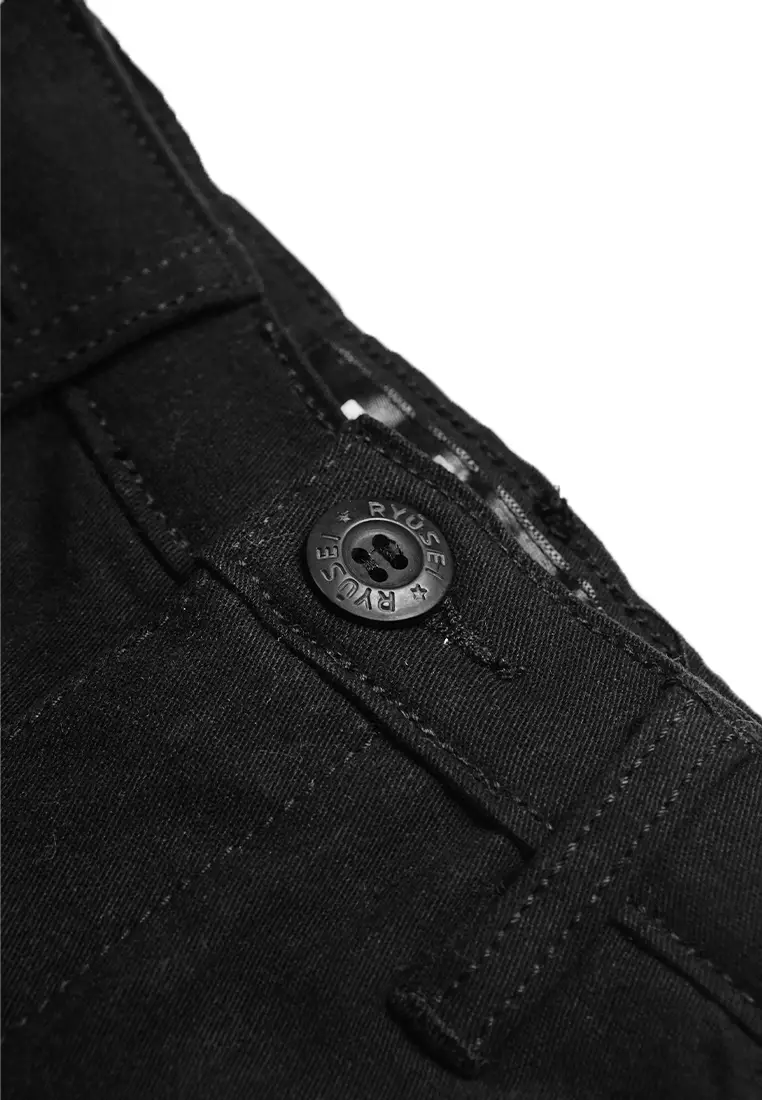 Ryusei Celana Chinos Panjang Anak Akihito Black