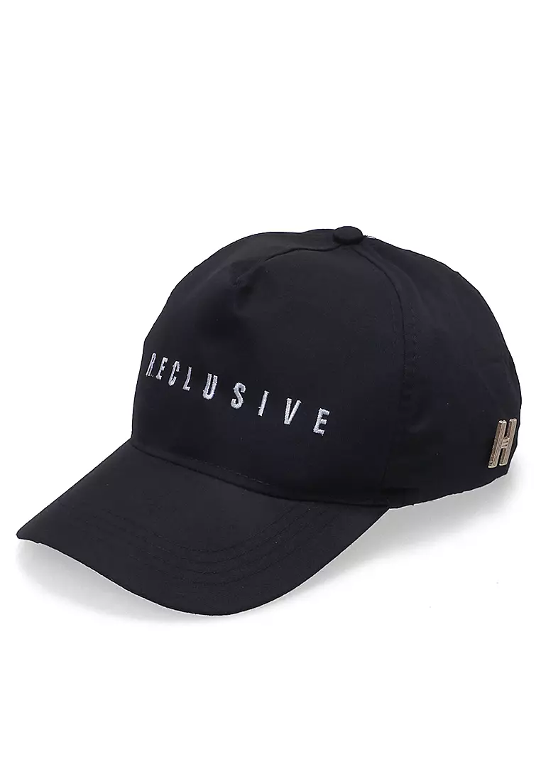Drsh Topi Cap Snapback Baseball Motive Reclusive Material Drill ORIGINAL - Black