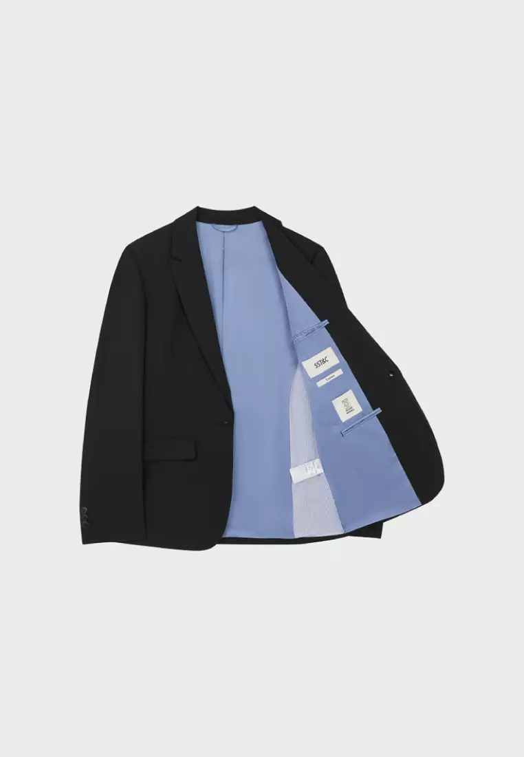 Black Leisure Fit Suit