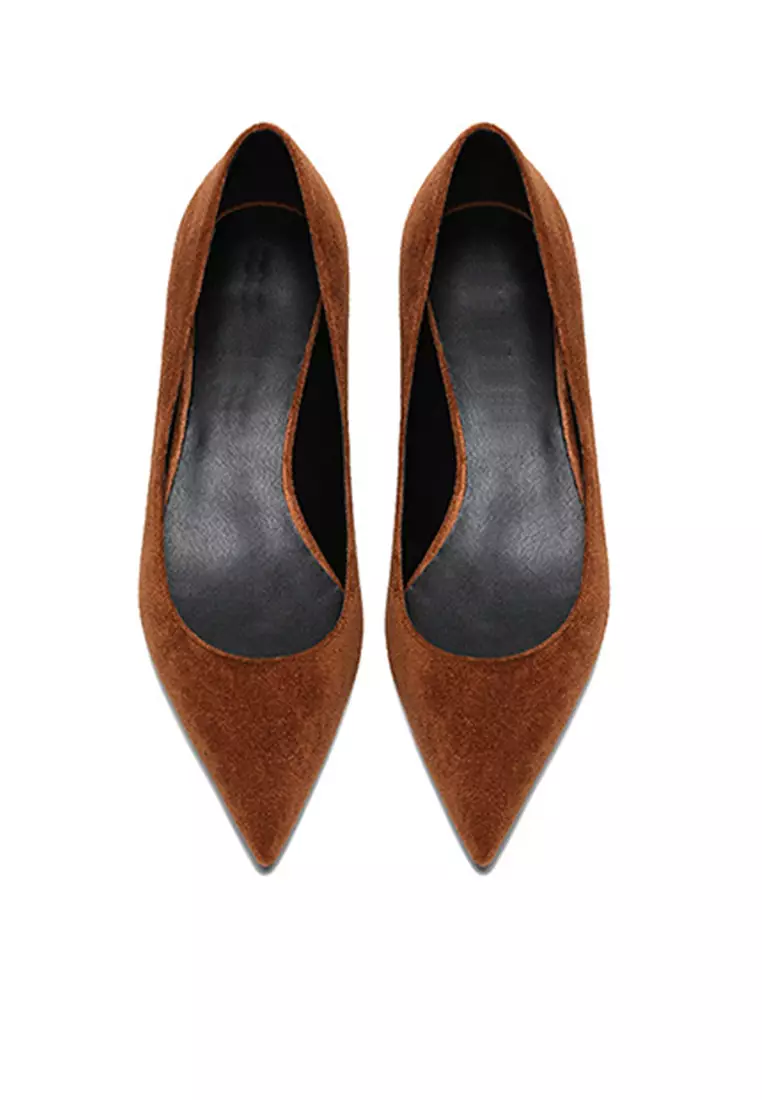 3CM Uniform Pointed High Heel Shoes HZL132