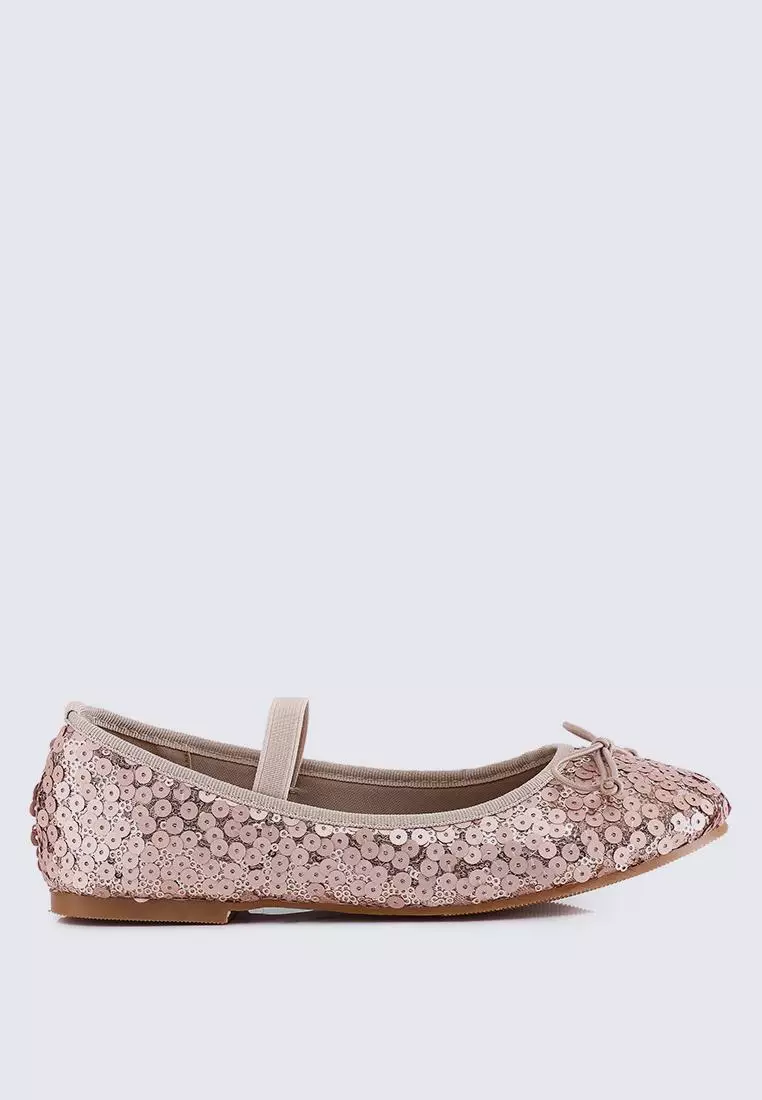 Discount on My Ballerine  shoes - SKU: My Ballerine Emerson Comfy Ballerina In Champagne