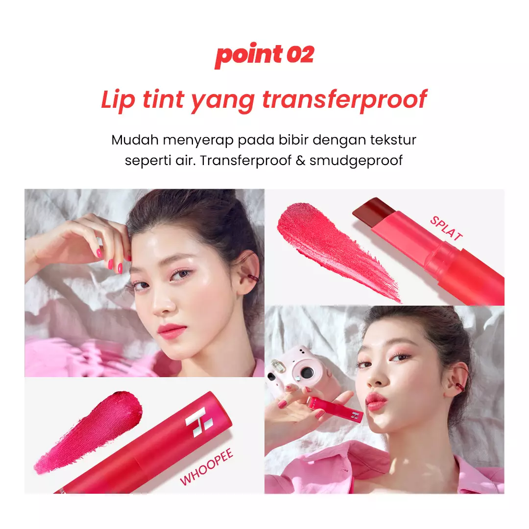 Holika Holika Water Vibe Tint | Hydrating Lip Tint Stick - 05 Dipped