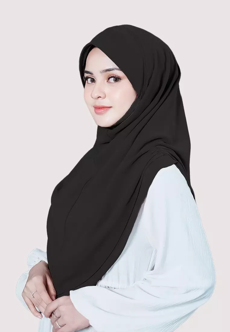 HIJAB INSTAN IRISH - BLACK