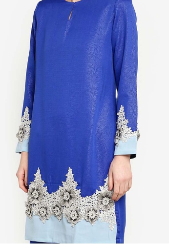 Buy Kurung Modern Sempit from Gene Martino in Blue only 159