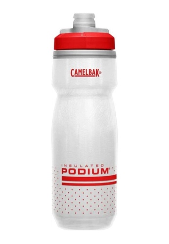 Camelbak white and red Camelbak Podium Chill Bottle 21oz(.62L) fiery red/white 04D56ACE0FA607GS_1