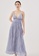 Love, Bonito blue Aviette Padded Crinkled Maxi Dress A0CDCAAF912386GS_3
