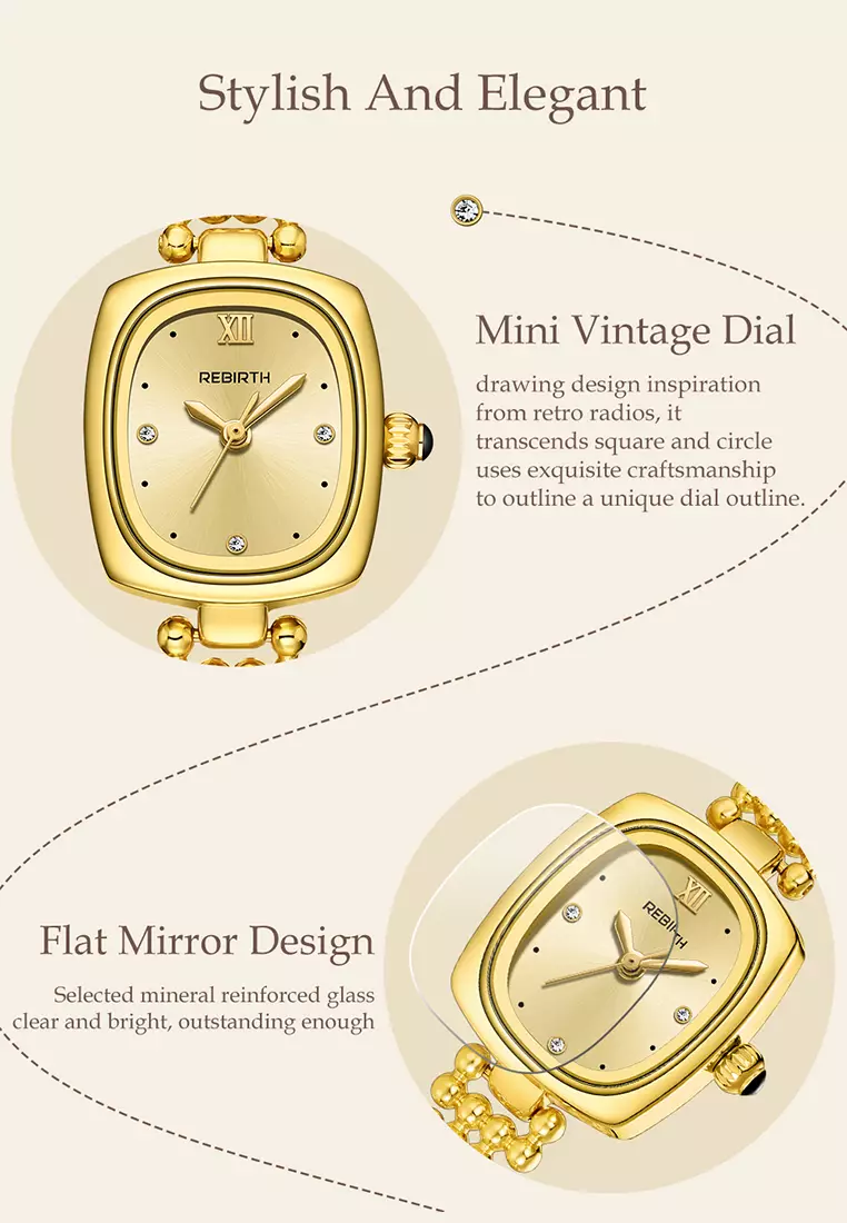 Jam Tangan Wanita Korea Elegan Jam Gelang Wanita Anti Air Tali Gelang Jam Tangan Cewek Original allgold