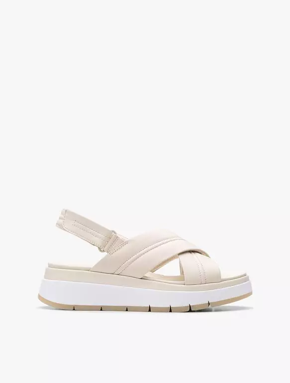 Clarks Tuscan Cross Cream Leather