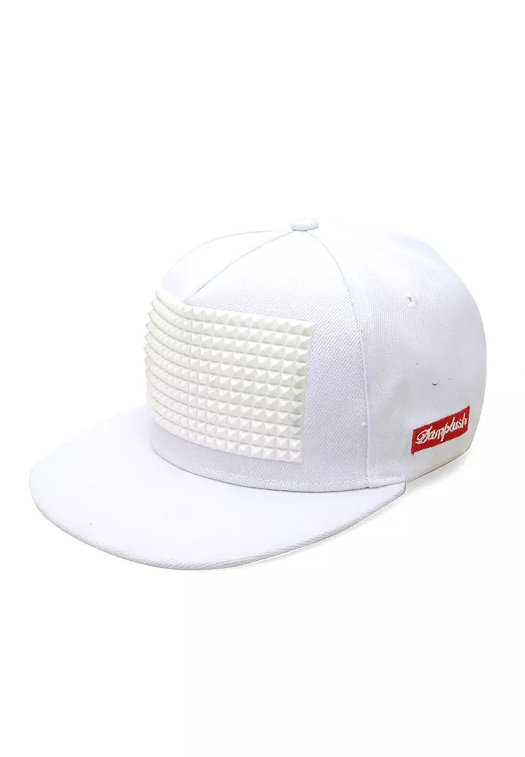 Jahari Aksesoris Fashion Topi Baseball Pria Wanita Piramid Adjustable Strap Material Polyester ORIGINAL - White