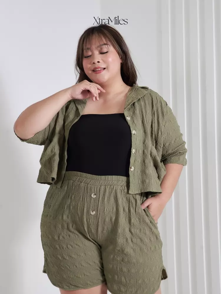 xtramiles Ladies top kyoto shirt matcha