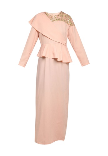 Buy Lubna Asymmetrical Drape Dress Online Zalora Malaysia