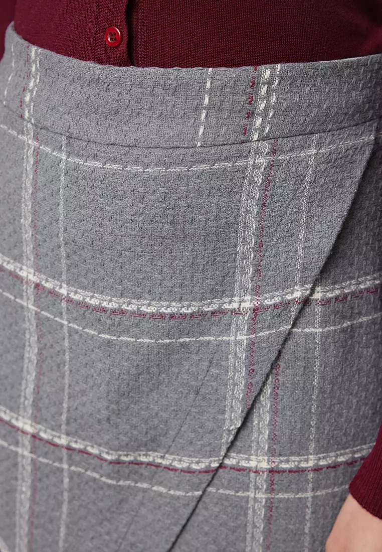 Plaid Check Mini Skirt