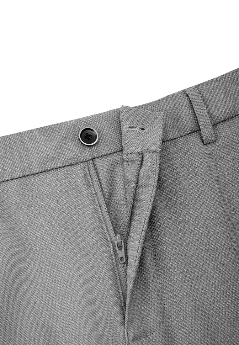 G2000 Teflon Smart Fit Twill Suit Pants with Elastic Waist Band