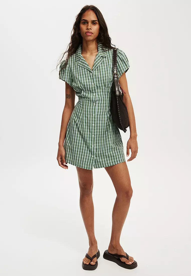 Scarlet Shirt Mini Dress