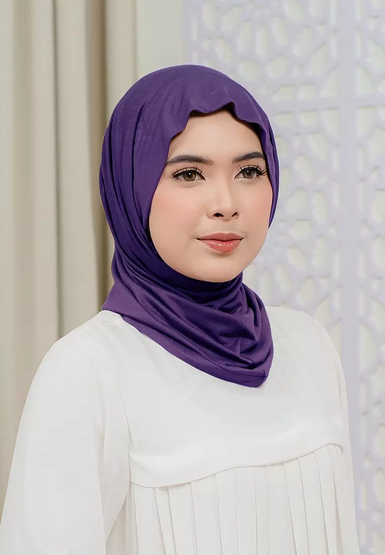 HIJAB INSTAN LUMA - DARK PURPLE