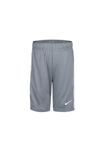 Nike grey Nike Dri-Fit Daze Shorts (Little Kids) F8D6CKAAB49219GS_1