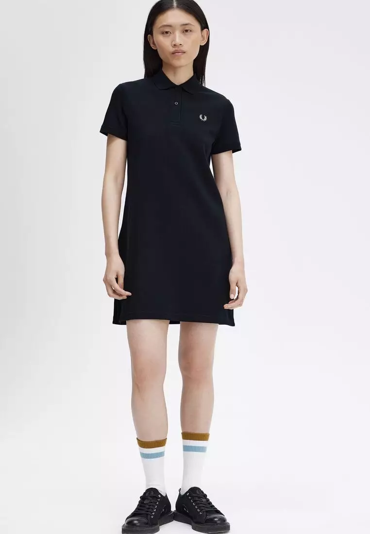 Buy Fred Perry Fred Perry D3174 SPLIT DETAIL PIQUE DRESS