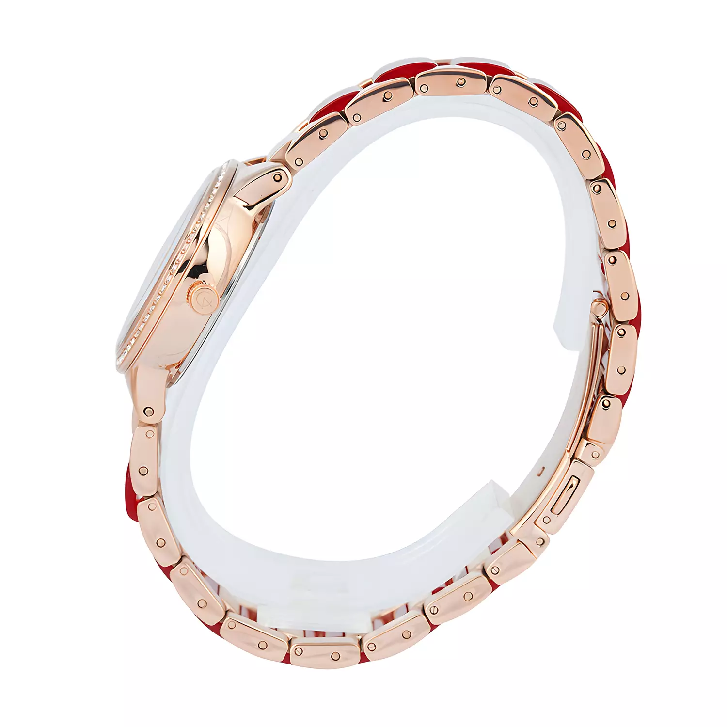 Alexandre Christie Passion Series - Jam Tangan Analog Wanita - Rose Gold Red - Stainless Steel - 2A94 BFBRGRE