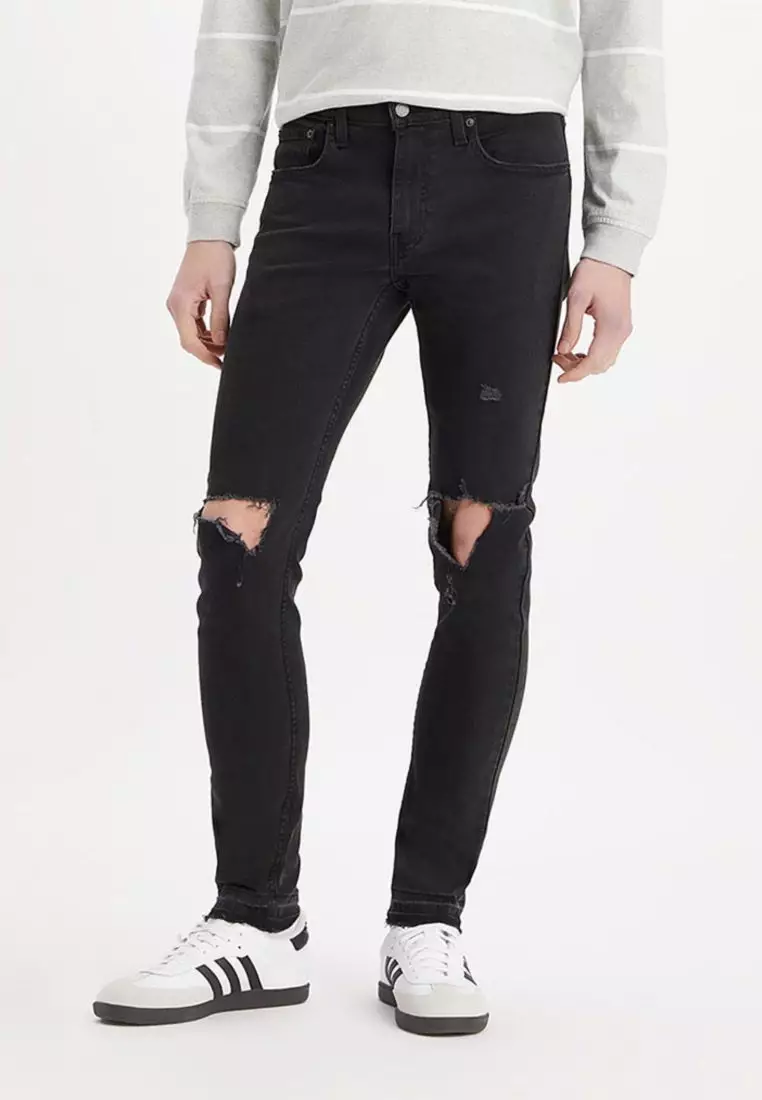 Levi's ripped top skinny jeans mens