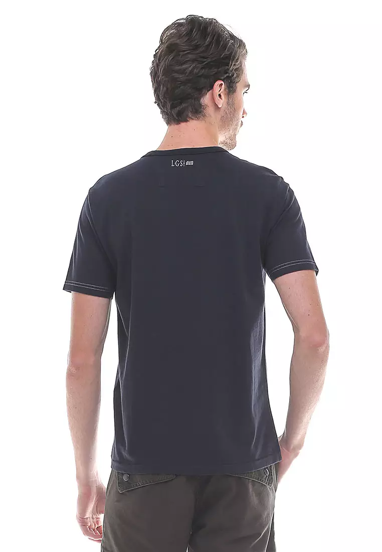 LGS Man Kaos Triangle Print main image 1