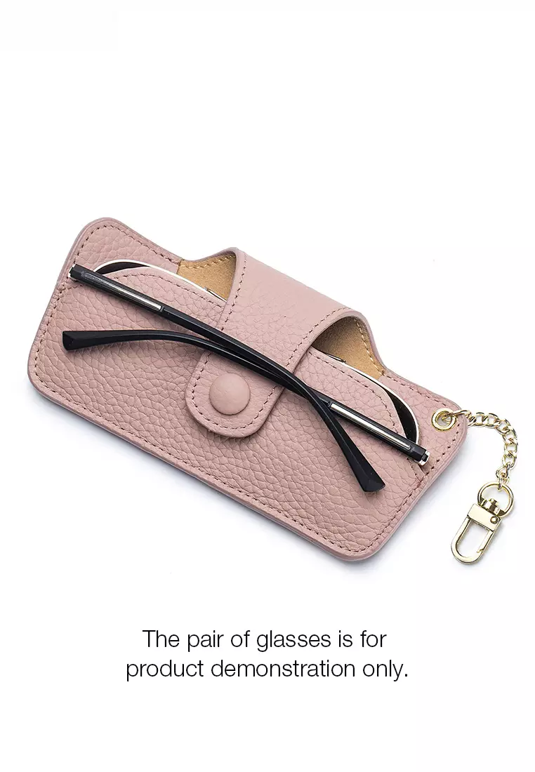 Buy HAPPY FRIDAYS Full Grain Leather Minimalist Snap Button