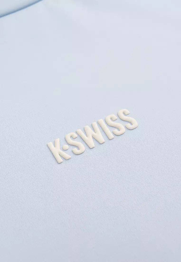 WOMEN'S K-SWISS LOGO BRUSHED LONG SLEEVES T-SHIRT