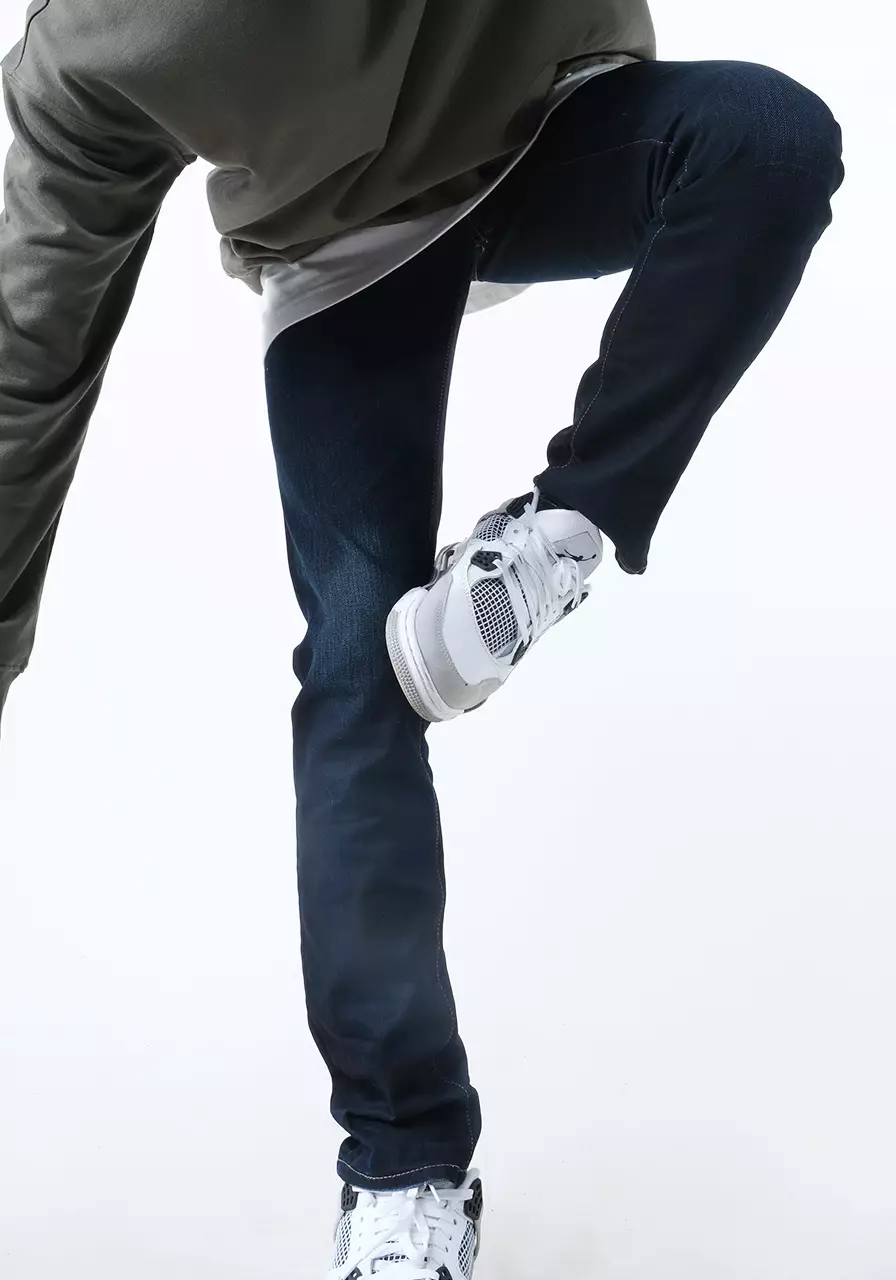 Celana Panjang Jeans Pria Slimfit A3 Series Dark Blue