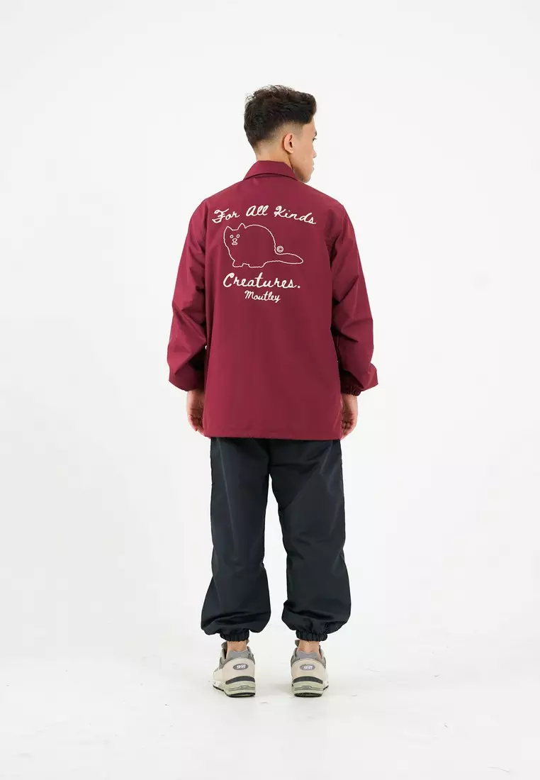 Moutley Men's Coach Jacket Regular Fit Kind Cat 191224