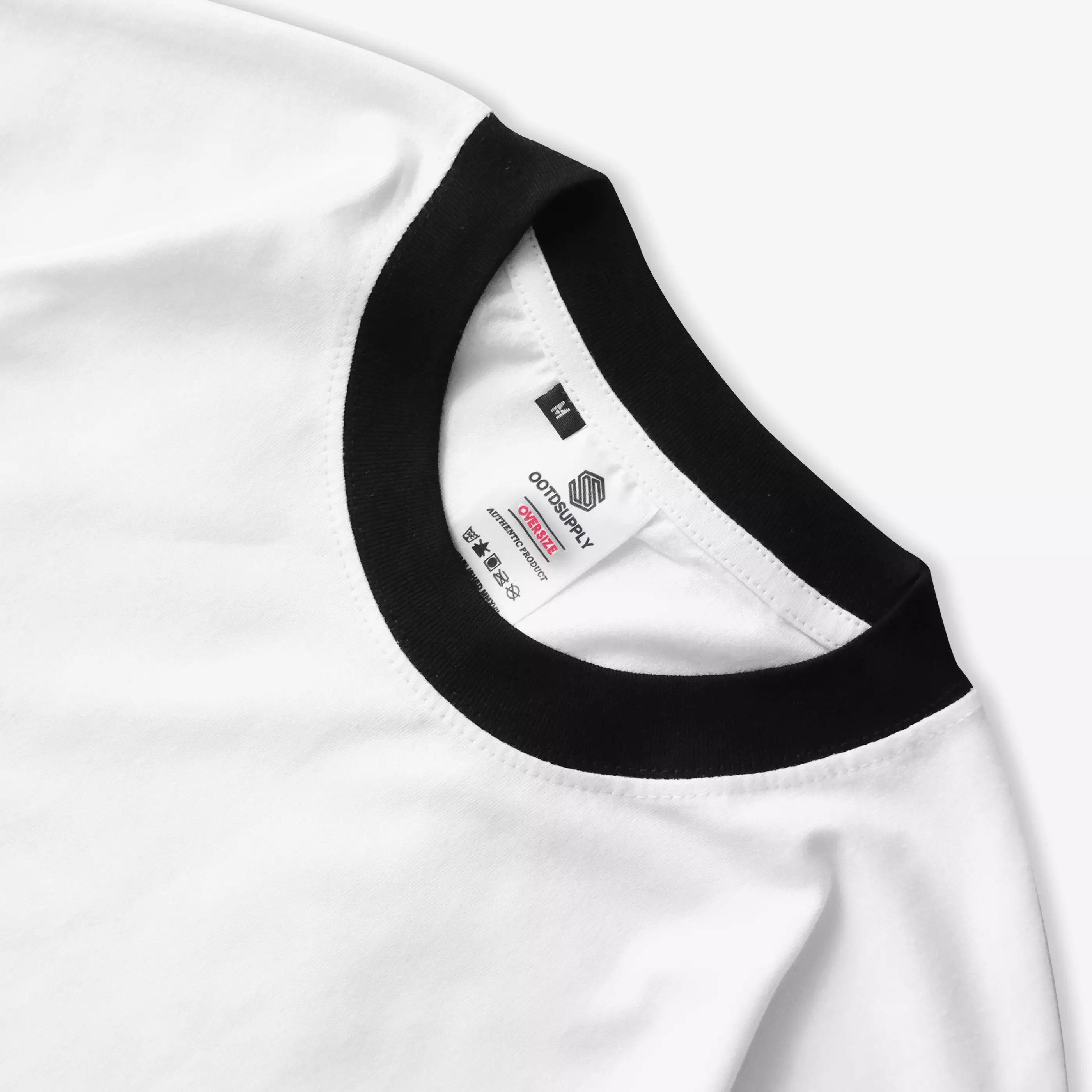 OOTDSUPPLY Oversized Orb Ringer Black | Oversize Pria & Wanita OVZRBLK002