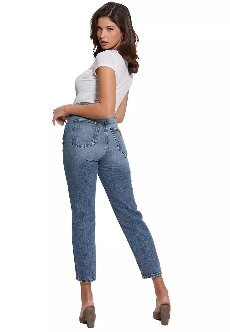Buy GUESS Mom Jeans 2024 Online ZALORA Philippines