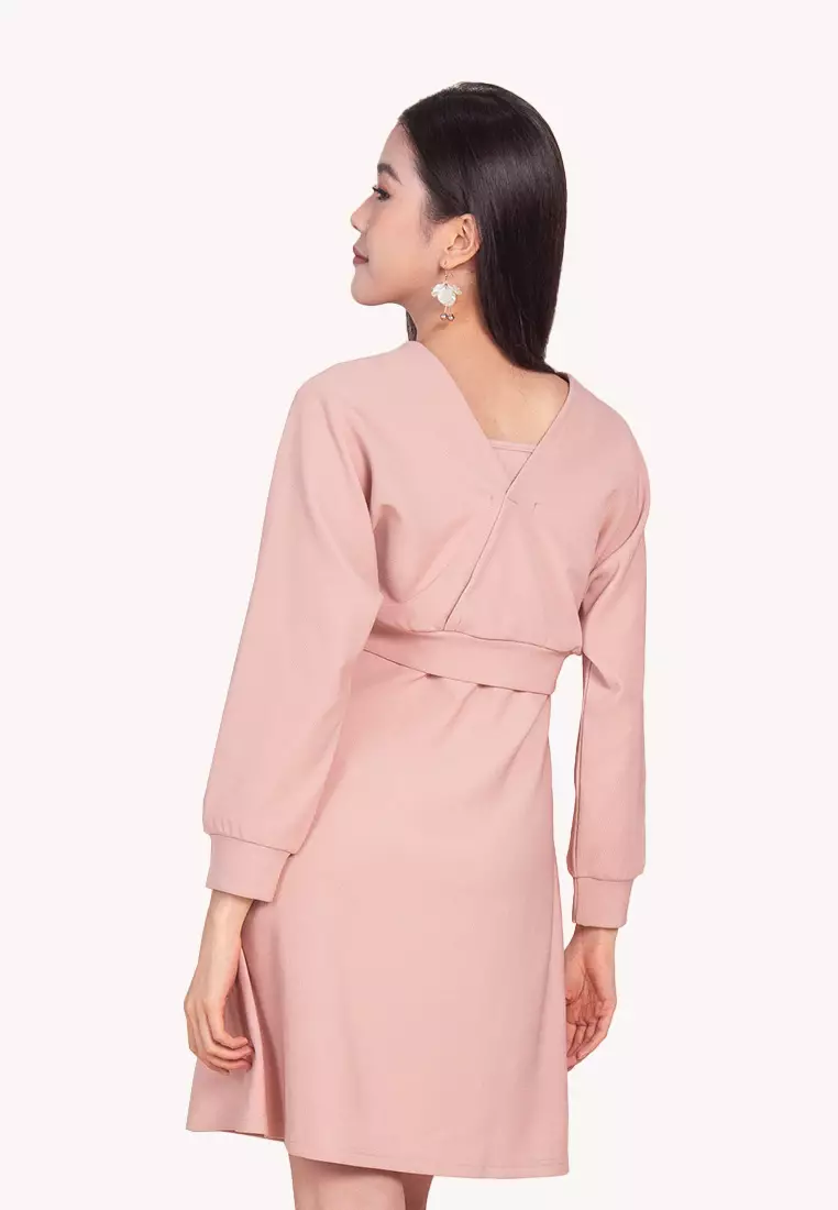 Buy L zzie LZZIE ELM TWO PCS DRESS PINK 2024 Online ZALORA