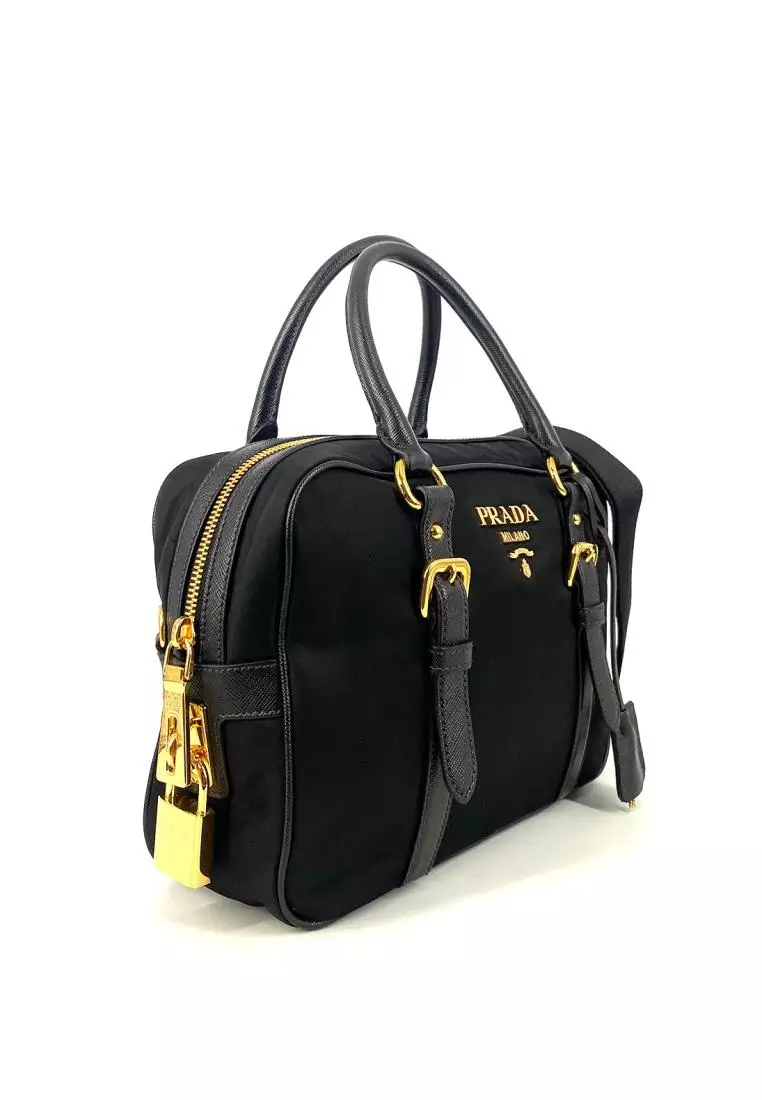PRADA Saffiano Bag Beige Include Strap 33 x 9 x 30 cm Rp 1x.xxx