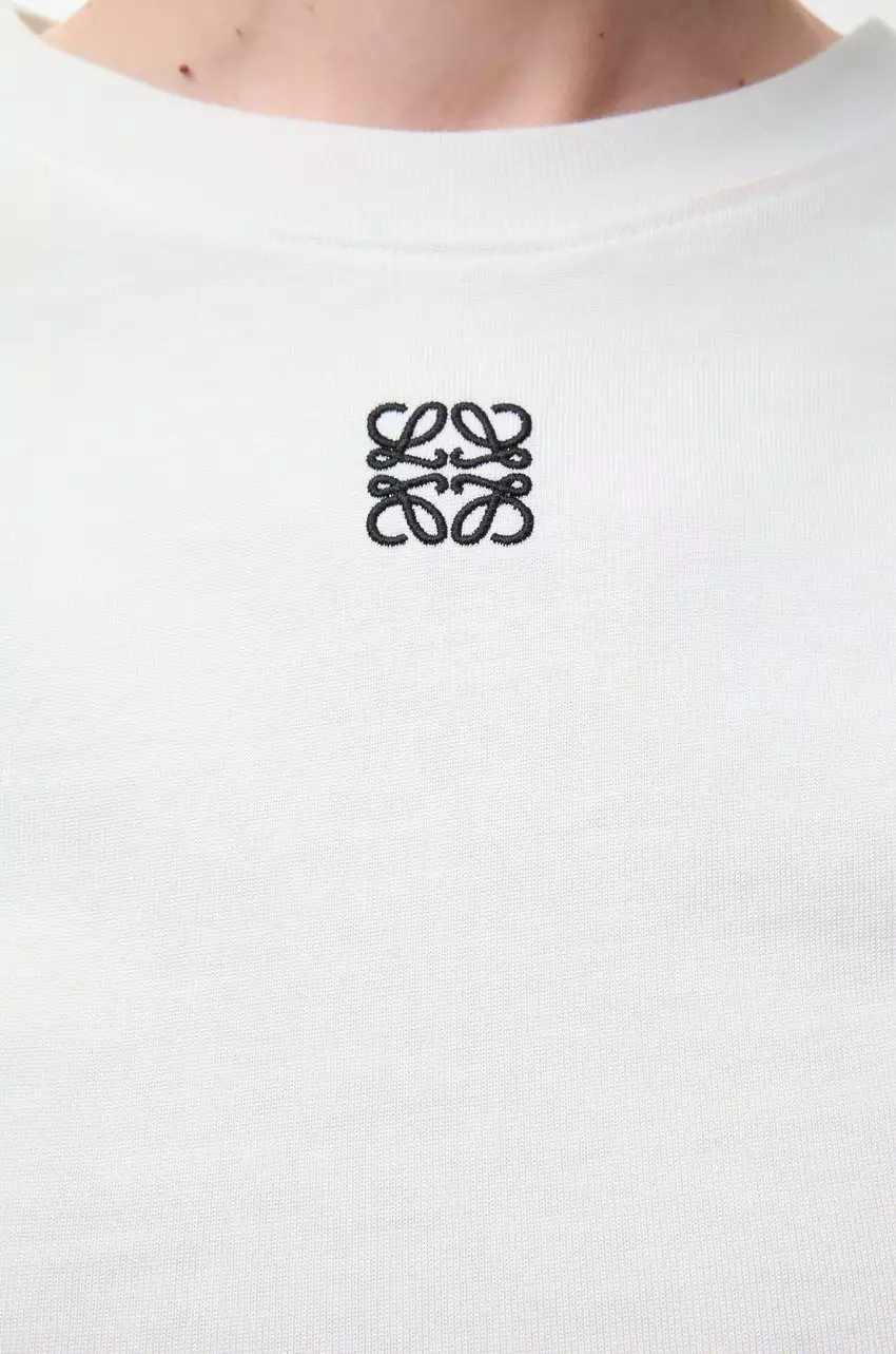 Small Fit T-shirt In Cotton Blend White Size M