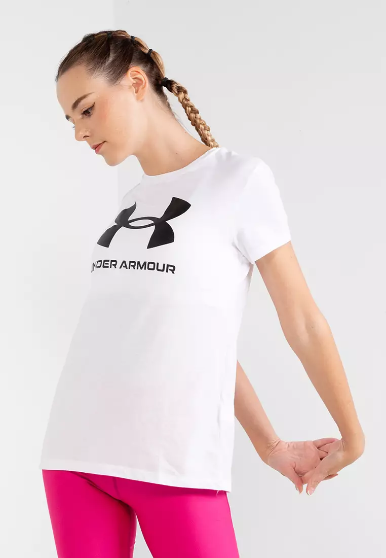 Under Armour, Live Sportstyle Graphic Short Sleeve T Shirt Girls, Regular  Fit T-Shirts