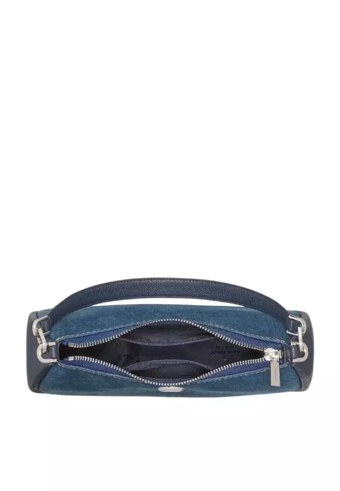 Kayla Denim Convertible Shoulder Bag Blue Multicolor