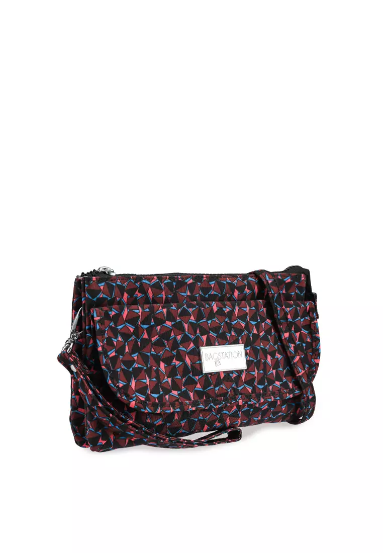 Printed Nylon Sling Pouch