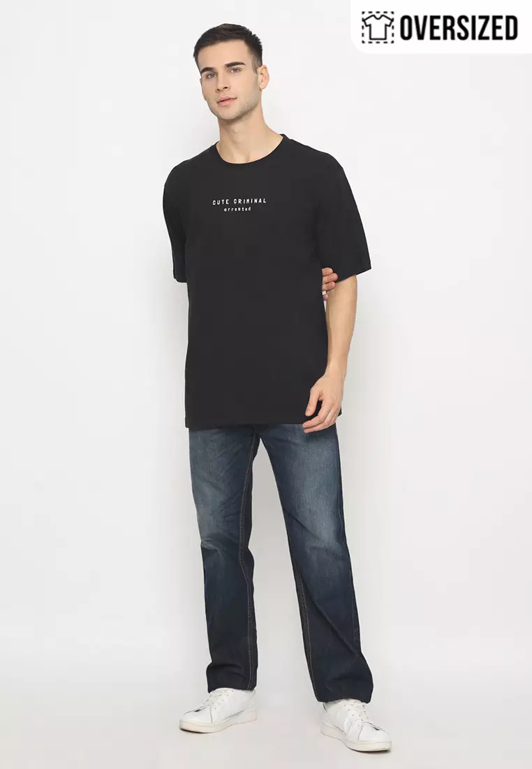 RBJ Unisex T-Shirt Teddy Cotton Combed Oversized Pria 2079350011