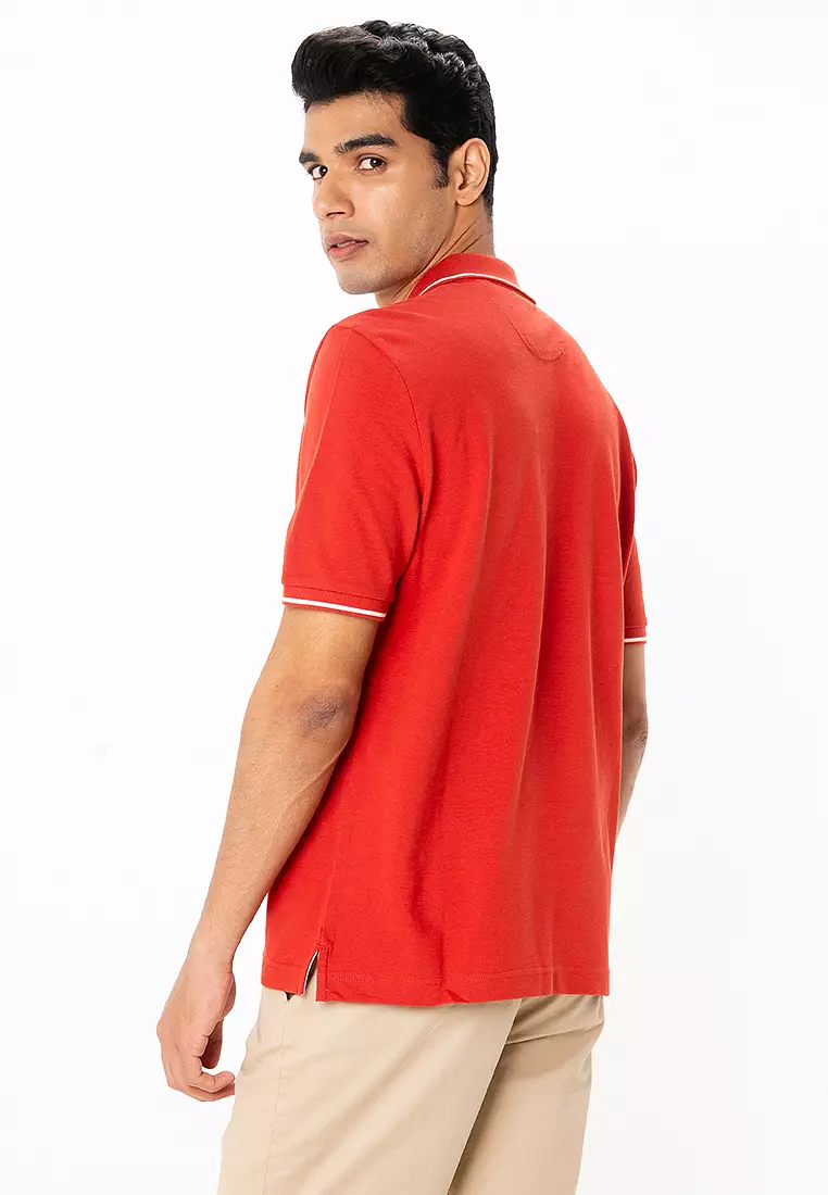 Tipped Piqué Polo Shirt
