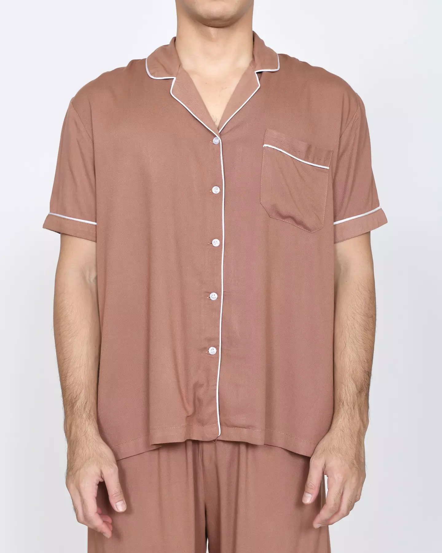 Baju Tidur Pria S/S RHIU PYJAMA SETS FREE SLIP ON