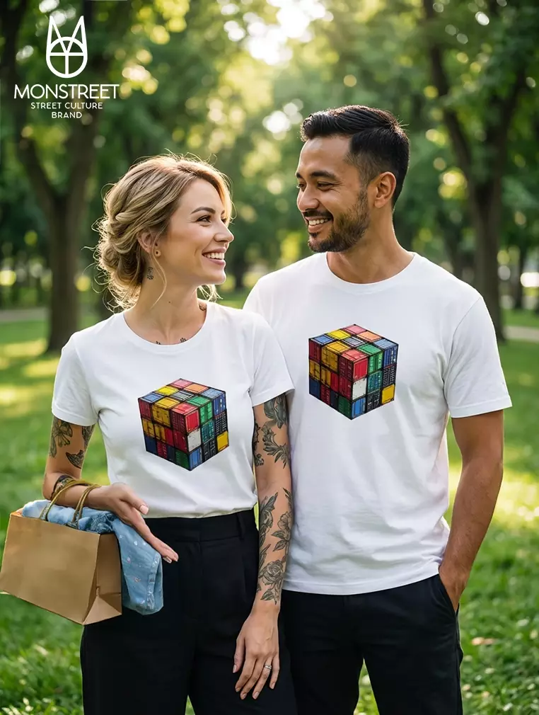 Monstreet Kaos Katun Combed 24S Grafis Reguler Fit Putih Tshirt UTR82 Cotton Combed 24S Graphic Tshirt Regular Fit White Tshirt