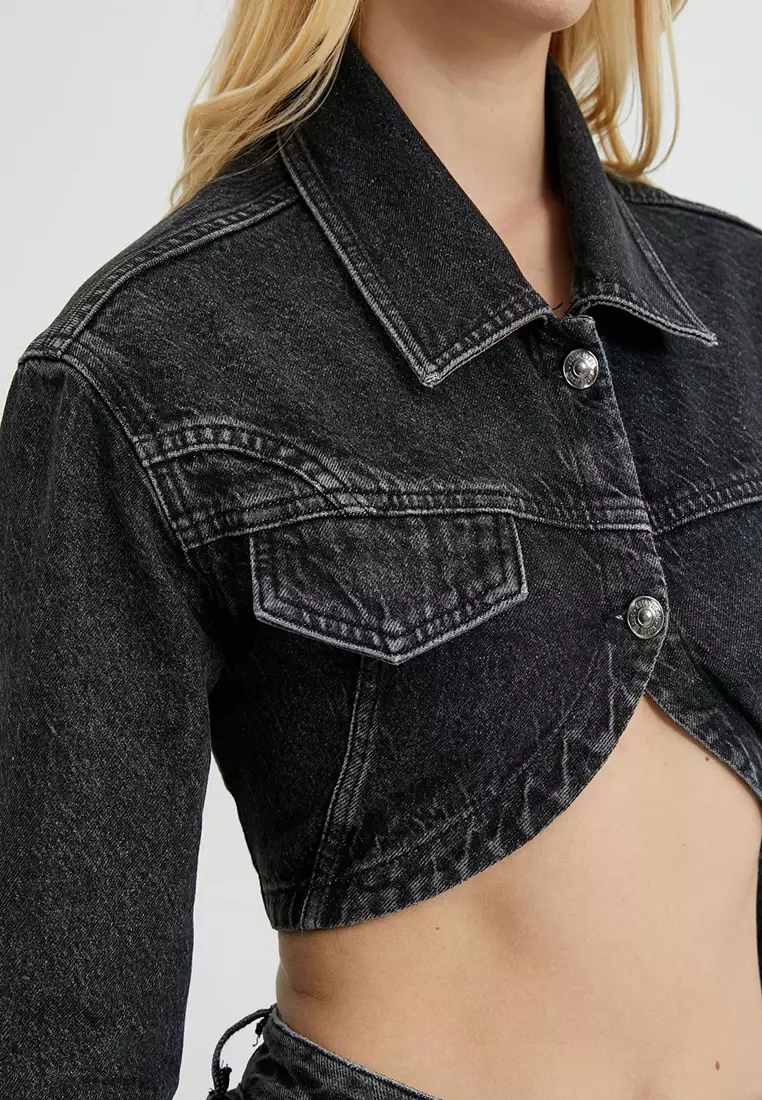 Crop Denim Jacket