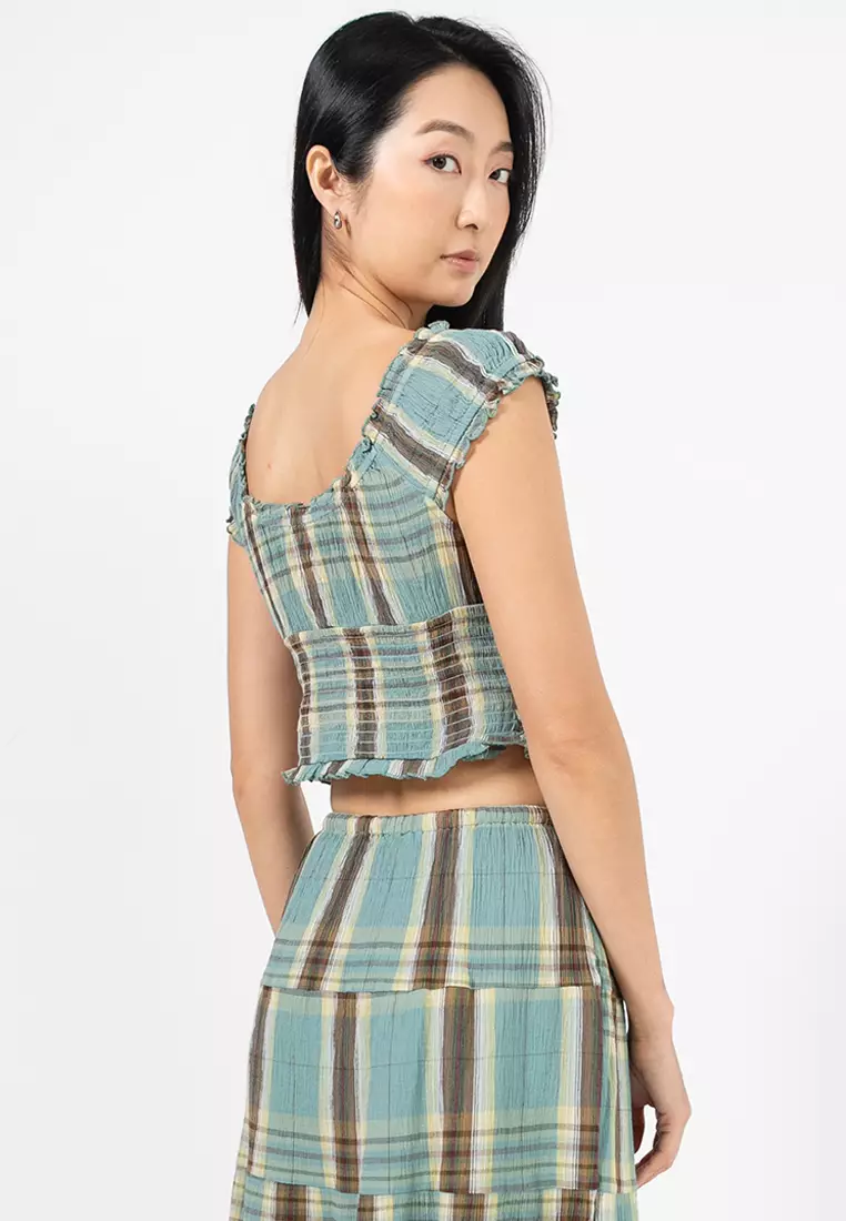 Greta Frill Sleeves Blouse