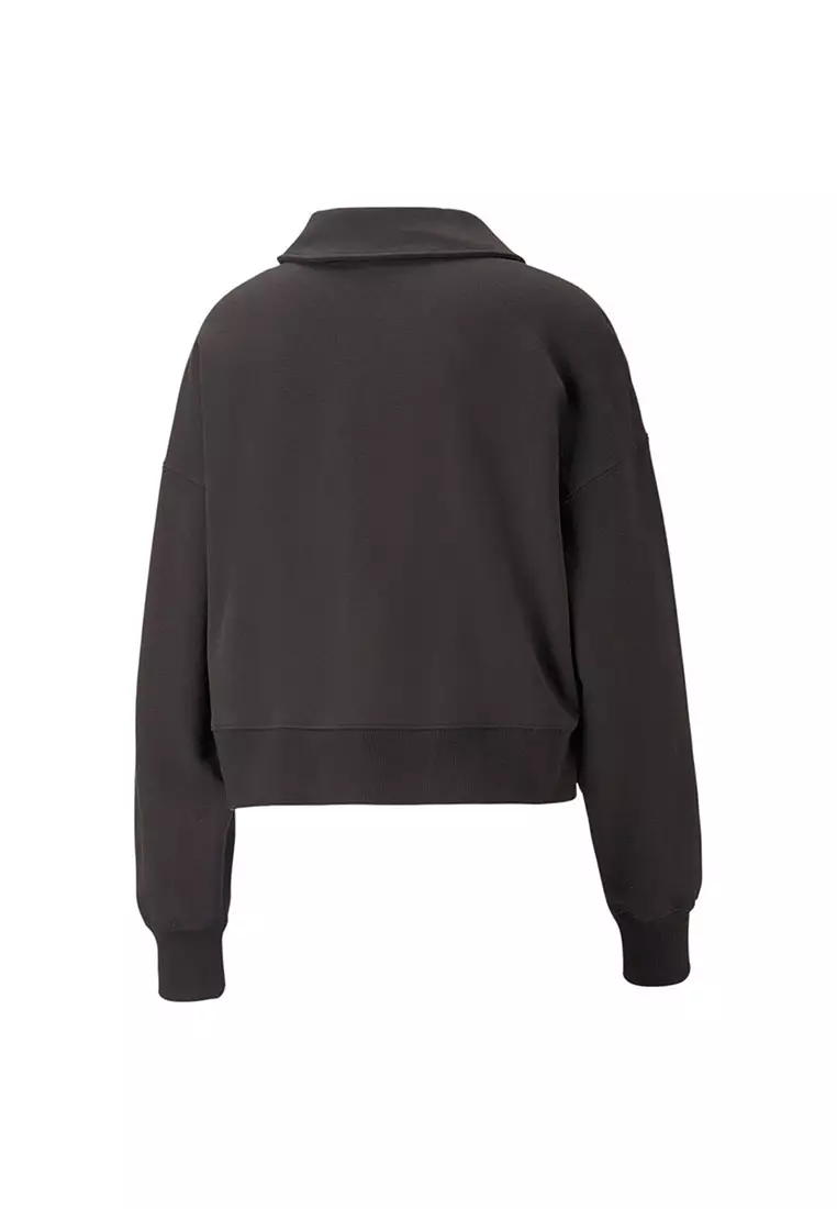 Downtown Women's Oversized Polo Sweatshirt