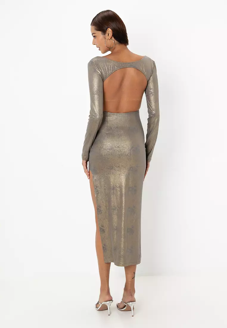 Fitted Midi Dress