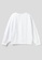 United Colors of Benetton white Tie-dye look sweatshirt E2176AA5B29873GS_4