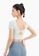 HAPPY FRIDAYS green Women’s Tight Short Sleeve Top DK-TX28 0F269AACDDD5DAGS_5