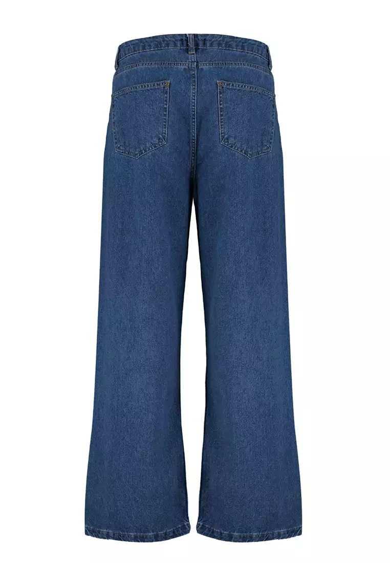 Plus Size Wide Legs Jeans