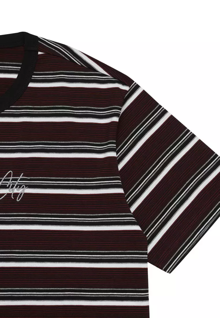 POLICE T-Shirt Salur Bordir Cotton Premium Pria 226330091