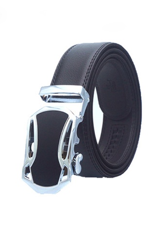 Twenty Eight Shoes black VANSA Fashion Leather Automatic Buckle Belt  VAM-Bt026 5301FAC56E6D42GS_1