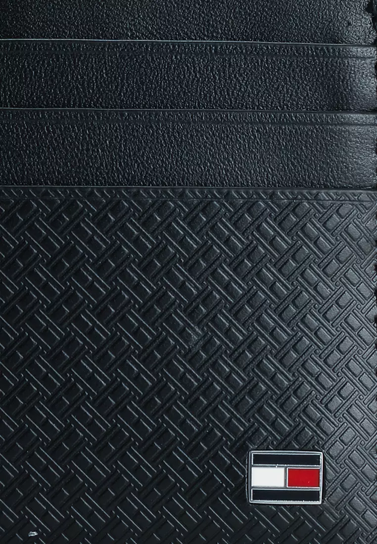 Embossed Flag Leather Card Holder